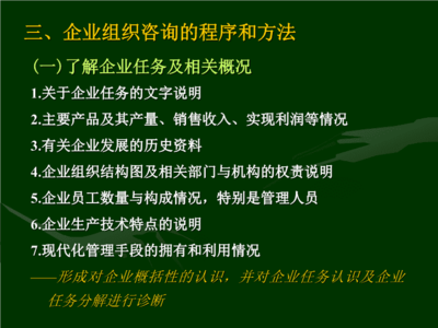 管理咨詢?nèi)髽I(yè)組織咨詢.ppt